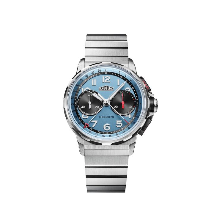 クロノデイト チタン ストームブルー エディション