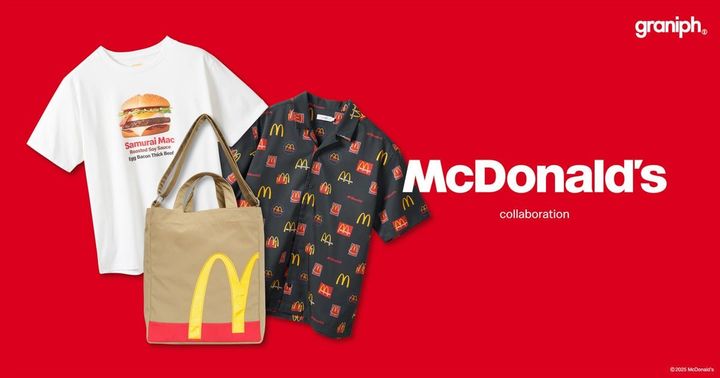 「マクドナルド」と「graniph」のコラボビジュアル（C）2025 McDonald’s