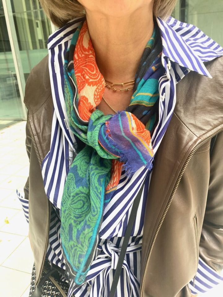 イタリアシルクのスカーフ