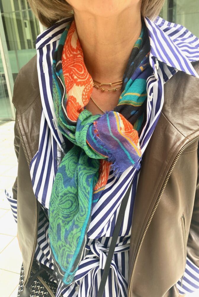 イタリアシルクのスカーフ