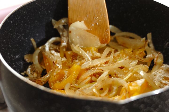 黄パプリカのポタージュの作り方2