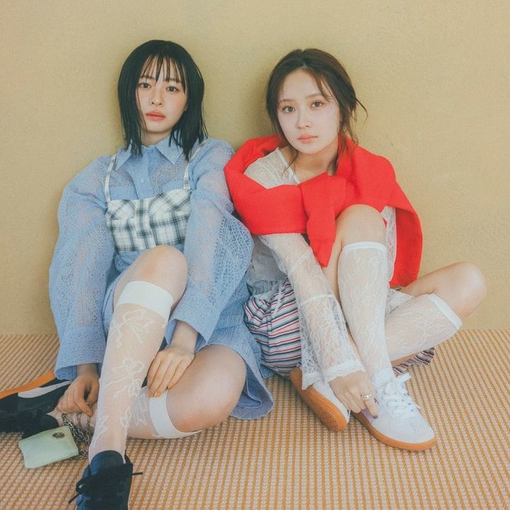 【りこめい】畑芽育と莉子がNAVI♡ ソックス×スニーカー見本④【レースソックス ×コート系】