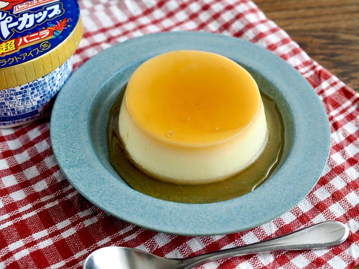 バニラアイスプリン