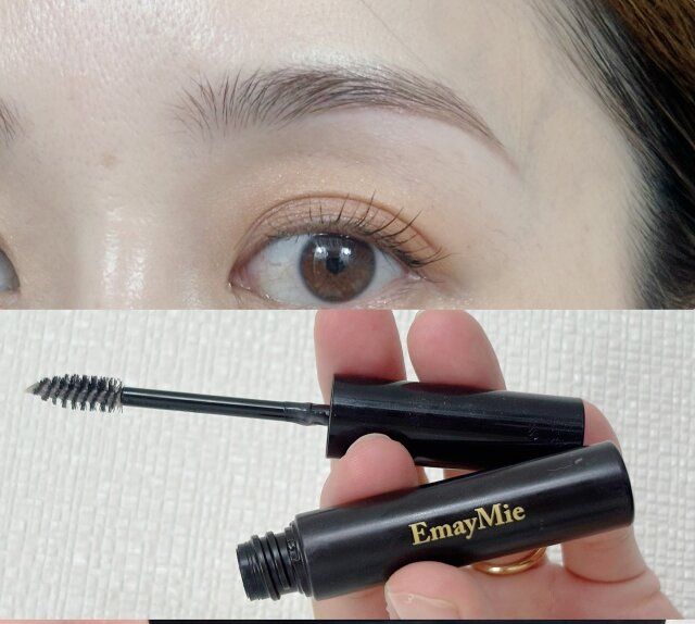 クリアマスカラで仕上げる