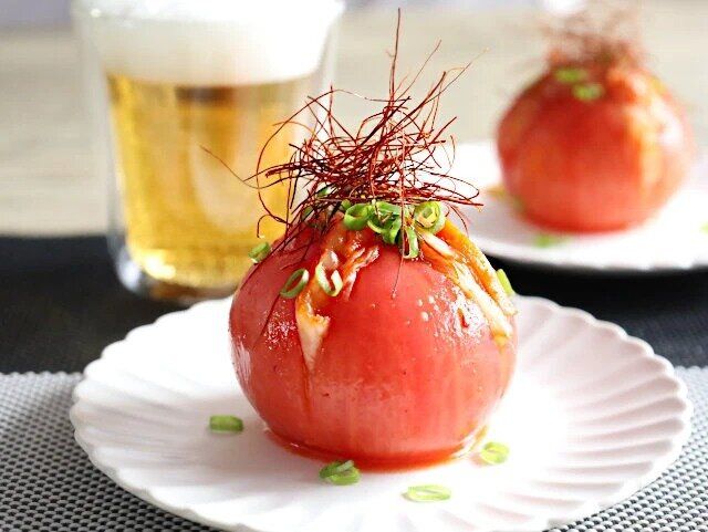 丸ごとトマトのさっぱりキムチ漬け