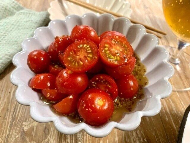 ミニトマトのハニーマスタードマリネ