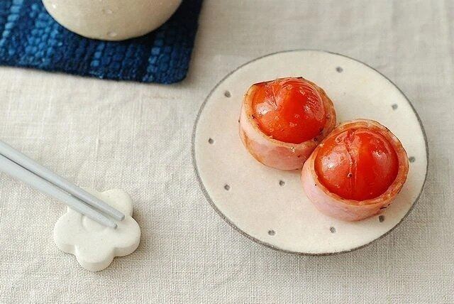 トマトのベーコン巻き