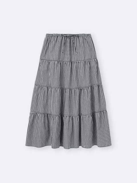 GU ティアードマキシスカート