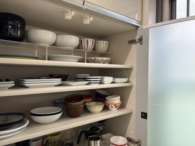 使用頻度を無視して奥にしまう