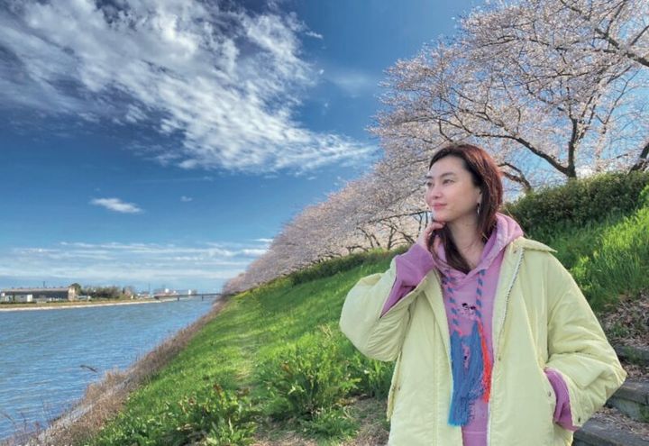 この春はお花見三昧だったという観月ありささん