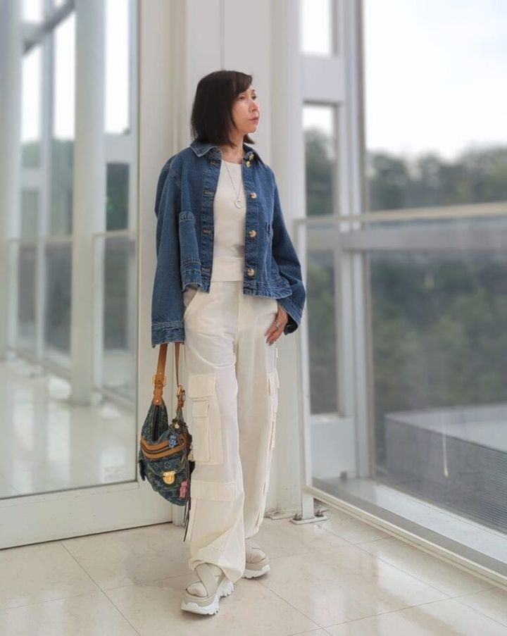 通気性が良いリネン素材（ZARA）