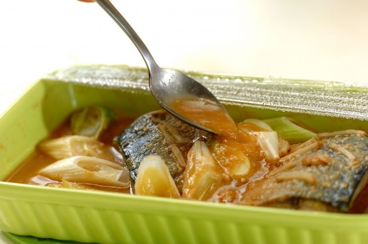 レンジで簡単！サバのみそ煮の作り方3