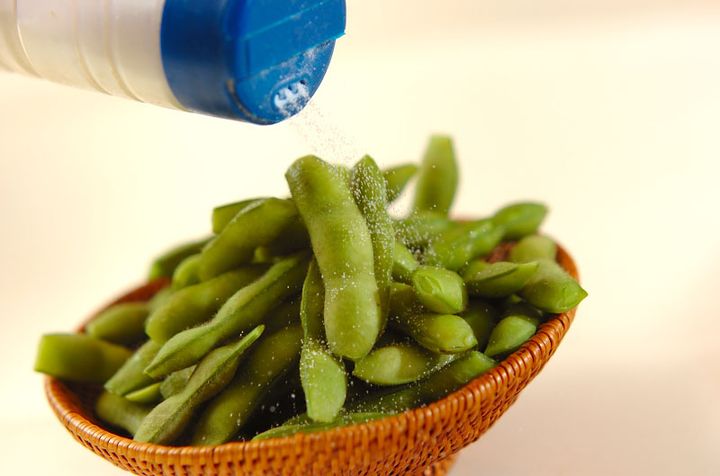 塩ゆで枝豆の作り方2