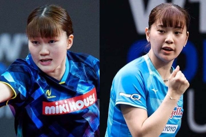 大藤沙月、長﨑美柚（C）WTT