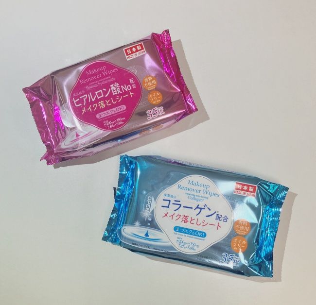 110円でメイクは落ちる...？ コスパ最強！【ダイソー】メイク落としシート2種類を徹底比較！