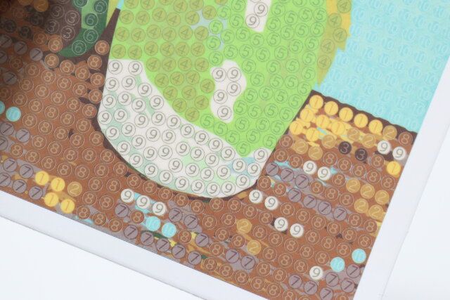 大人のビーズアート名画編 台紙