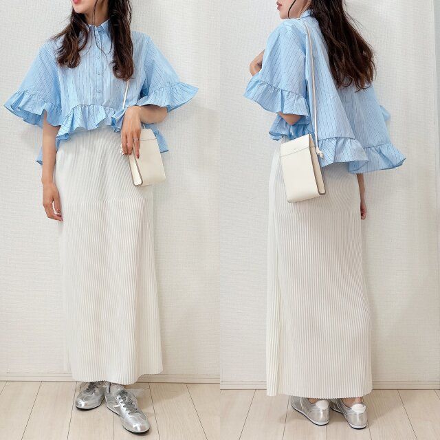 スカート合わせも可愛い
