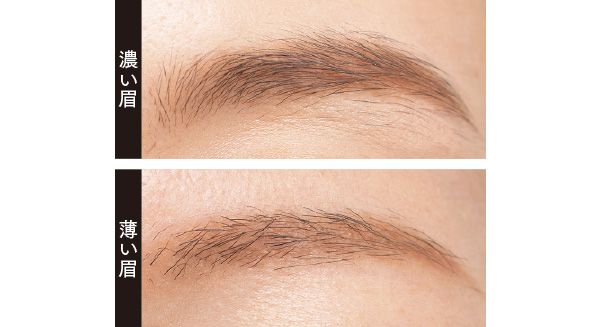 濃い眉、薄い眉／魔法のアイブロウパウダー 01