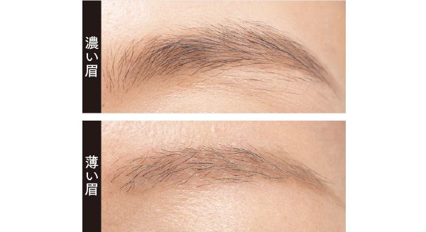 濃い眉、薄い眉／プリサイス ブロー ペンシル 02