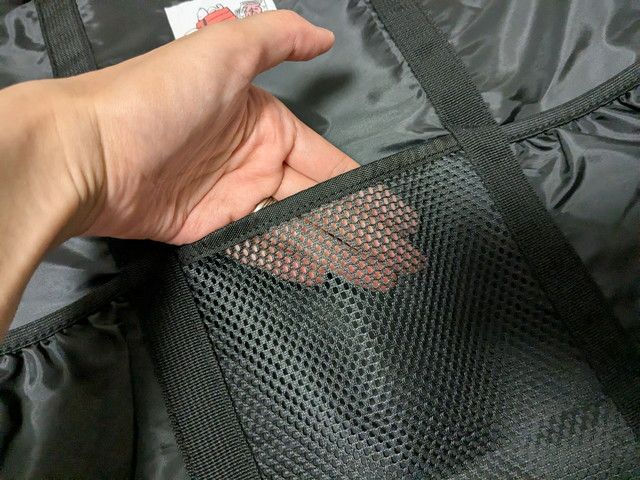 スヌーピー軽量BIGトートメッシュポケット