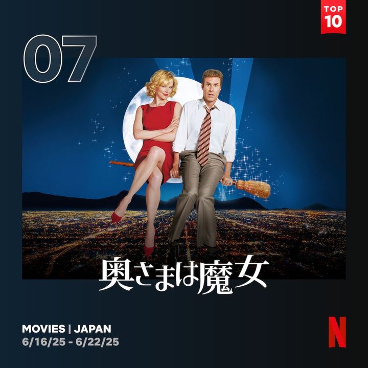 ニコール・キッドマンがキュートな魔女に扮した『奥さまは魔女』がNetflix TOP10にランクイン