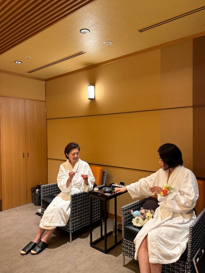 友人と一緒だとスパがもっと楽しい