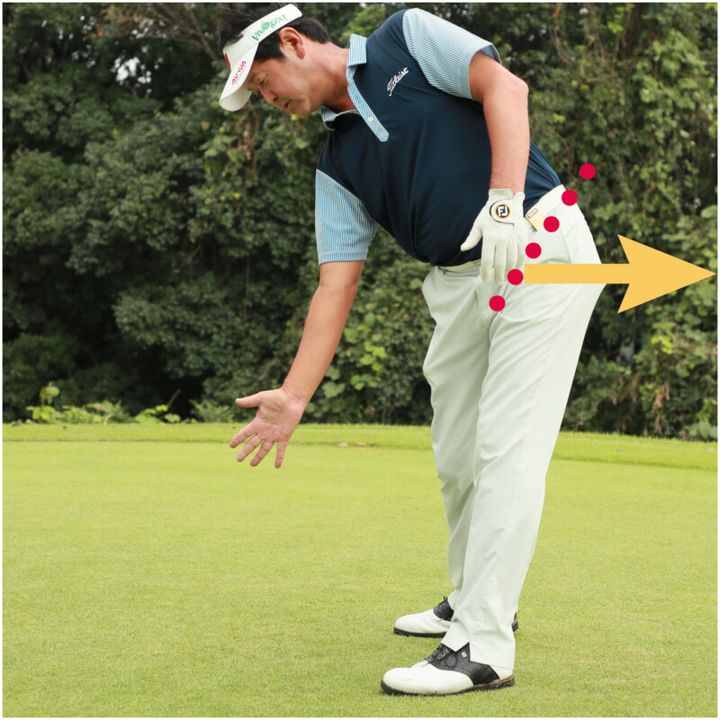 腰に負荷をかけずに飛ばす方法！シニアプロが股関節の使い方を解説