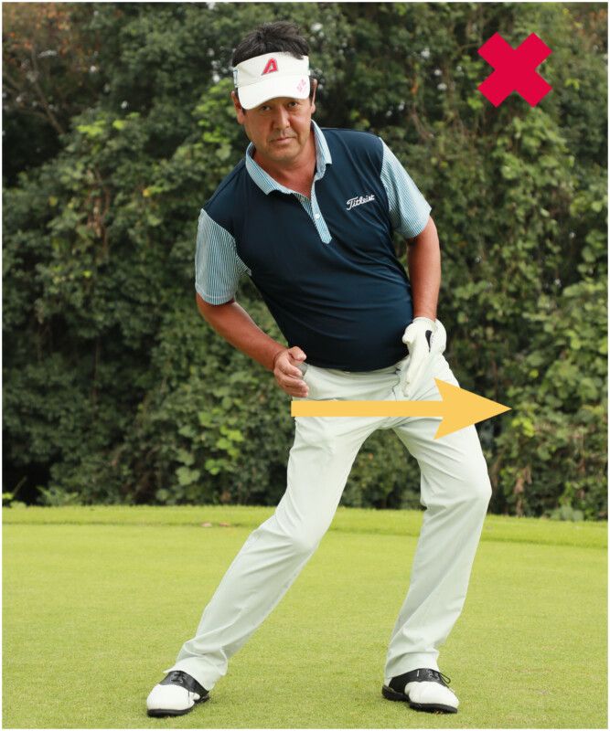 腰に負荷をかけずに飛ばす方法！シニアプロが股関節の使い方を解説