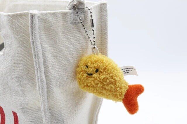 キーチェーン（エビフライ） 使用例