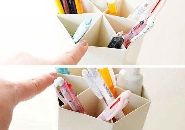 回転式ペンスタンド 使用例