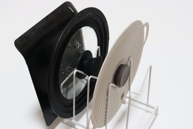 まな板＆鍋ふたスタンド 使用例