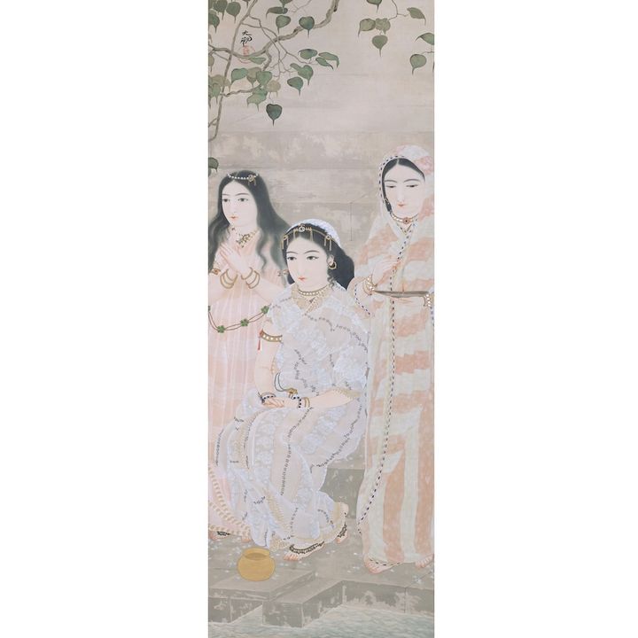 横山大観《流燈》