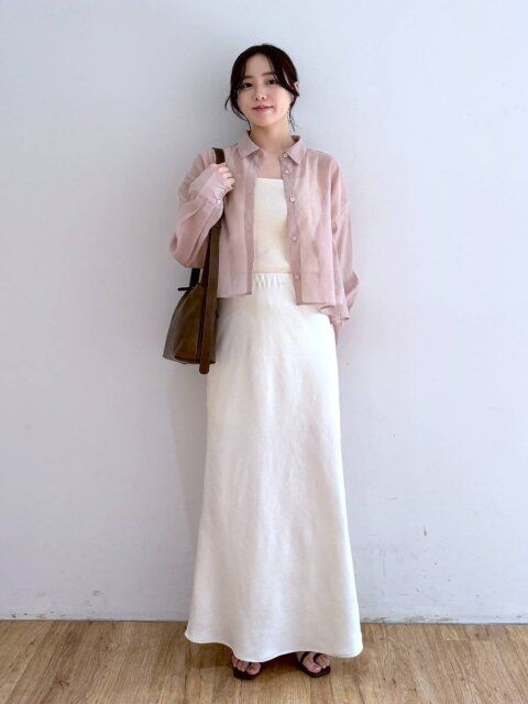 白スカートコーデ3