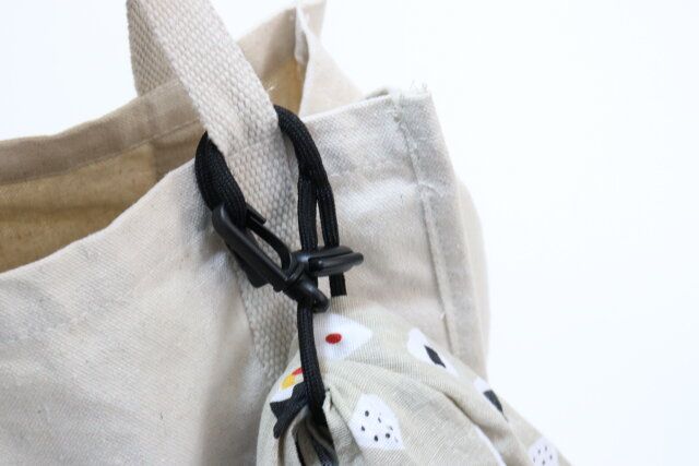 カラビナ付きストールクリップ アレンジ