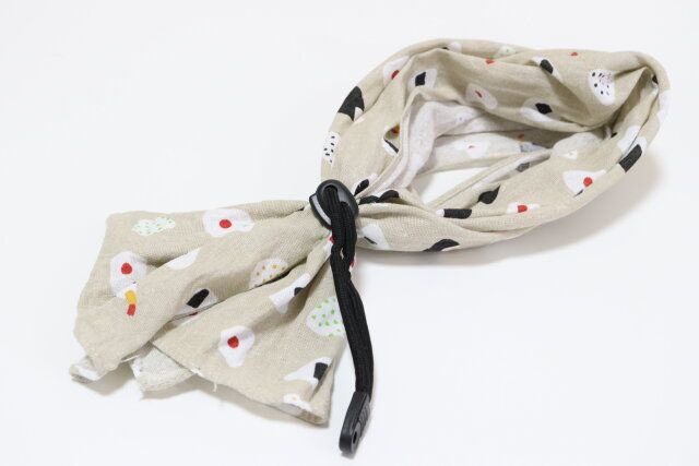 カラビナ付きストールクリップ 使用例