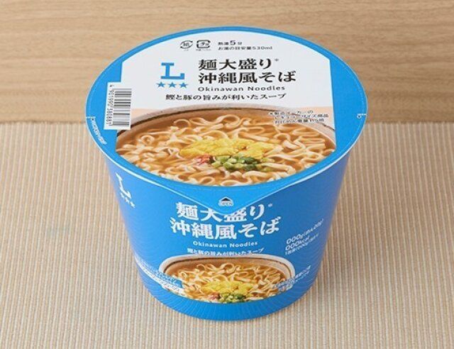 ローソン 麺大盛り 沖縄風そば