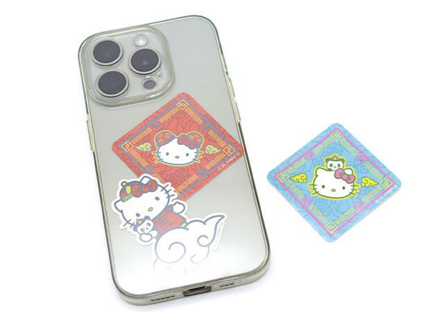 ハローキティ 飯店 ステッカー3枚セットスマホケース