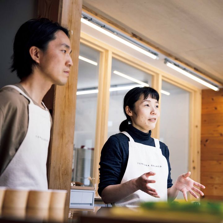 奈良〈TENKARA GELATO〉店主夫婦