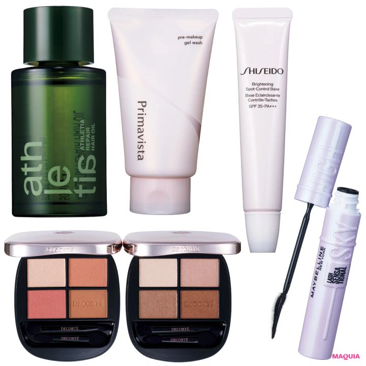 ベースメイクのための洗顔料、上向きまつ毛を記憶する下地ほか、気になる新作をエディターがお試し