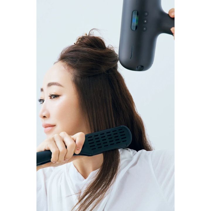 髪全体を4ブロックに分けて細かく伸ばす