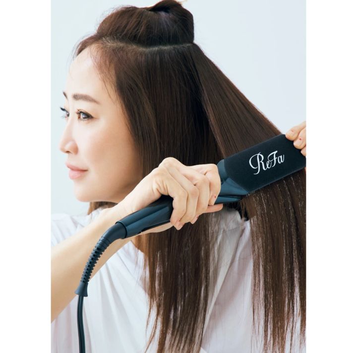 後ろ側の髪も丁寧に伸ばす