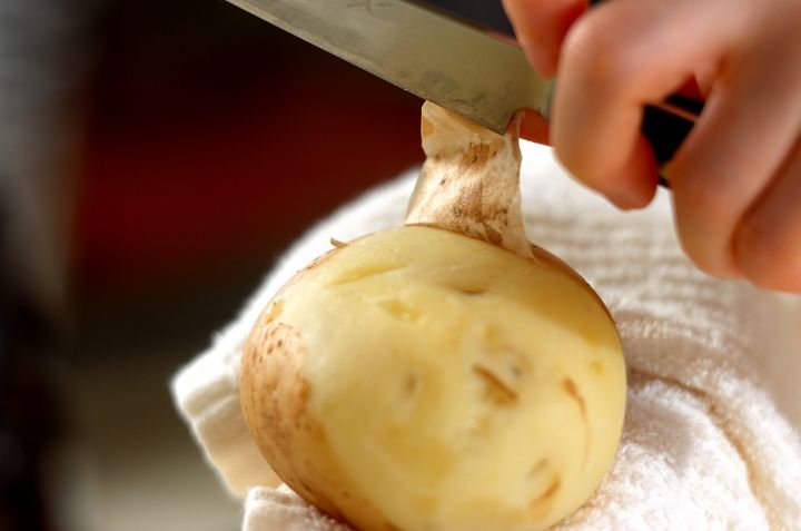 豆乳仕立ての簡単ビシソワーズの下準備1