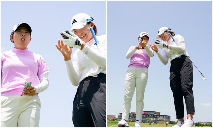 渋野日向子と勝みなみが“大盛り上がり”！2人が話していた内容とは？