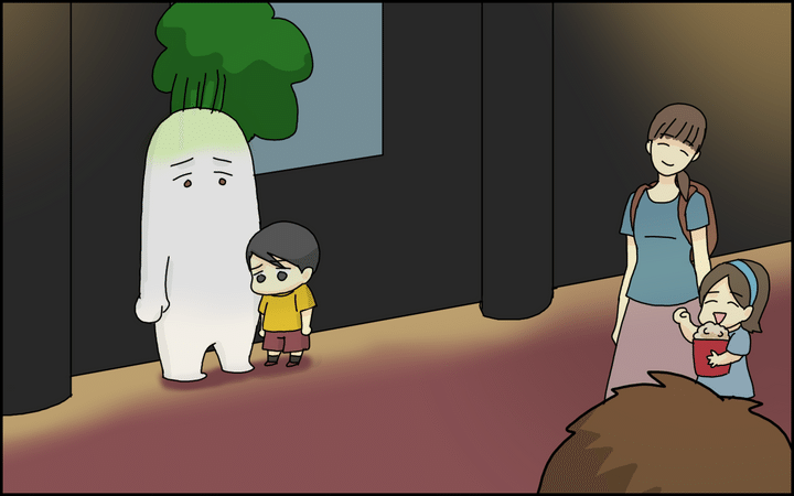 しかし、息子は動きません