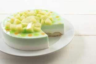 メロンとココナッツのムース