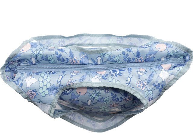 ムーミン大容量保冷エコバッグジッパー