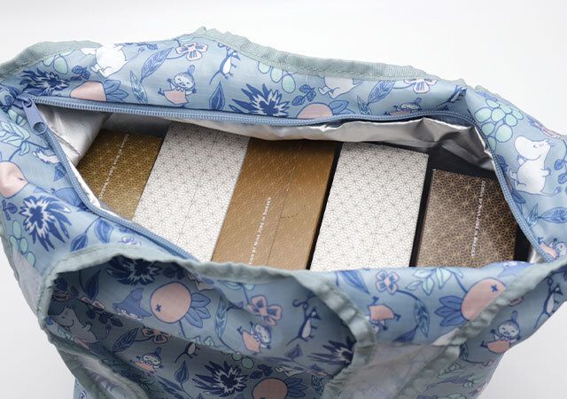 ムーミン大容量保冷エコバッグ幅広マチ