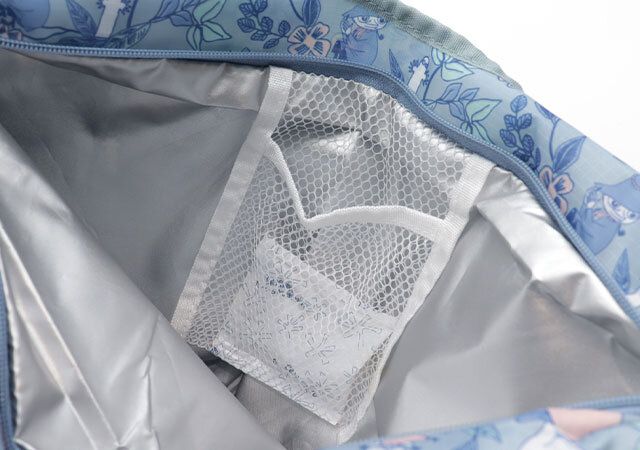 ムーミン大容量保冷エコバッグメッシュポケット