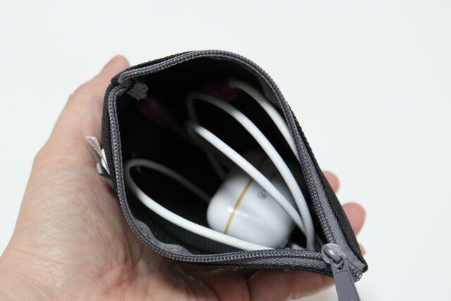 舟形ポーチリボン付 使用例