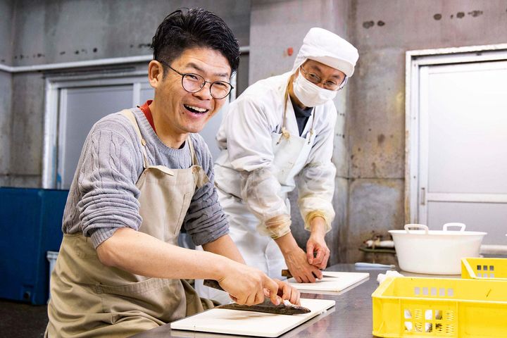 内田清隆さんと筆者